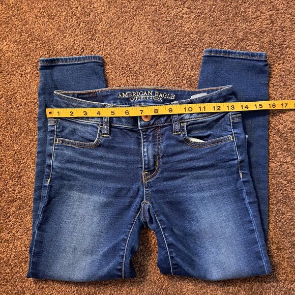 American Eagle Super Stretch Jegging Crop/Capri Jeans - Picture 7 of 9